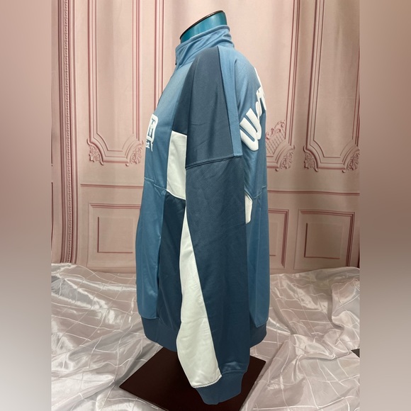 2022 Disney Parks Walt Disney World Blue Zip Track Jacket Spirit Jersey M L XL - Picture 7 of 15